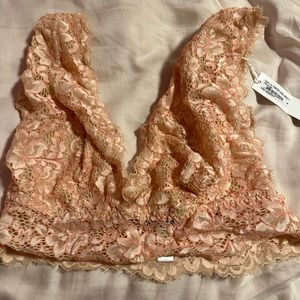 Cosabella curvy collection longline lace bralette. Size m